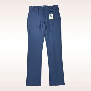 Graham Luxe Emerson Pant Mens 32x32 Blue Performance 4-Way Stretch‎ Wicking